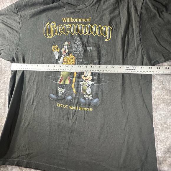 Vintage Epcot Germany World Showcase T-Shirt With Goofy & Mickey Graphic XL - Picture 4 of 7